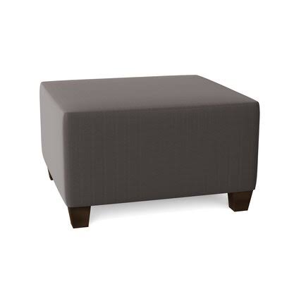 Birch Lane Lise 29x22 Rectangle Standard Ottoman Body Fabric: Oakley Graphite