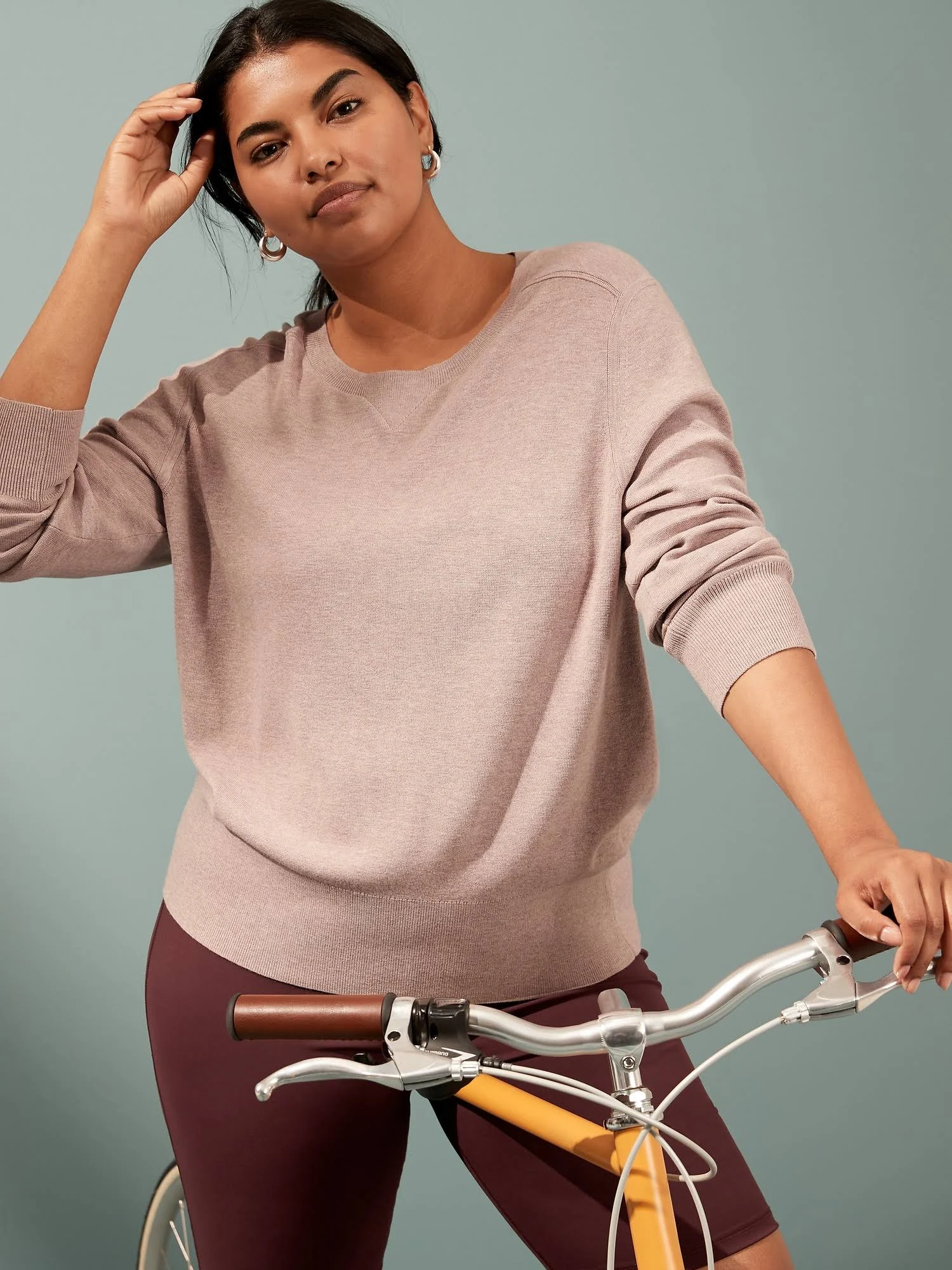 Banana Republic Women's Crew-Neck Sweater Bahama Sand Beige Size M