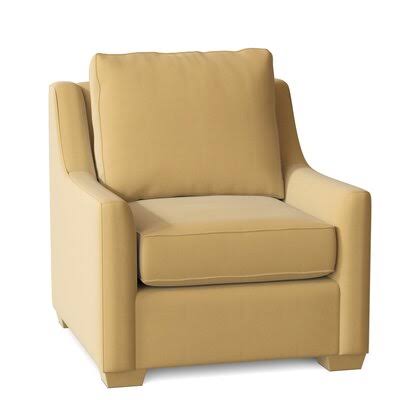 Birch Lane Godwin 33x22 Wide Armchair Body Fabric: Bayou Sunshine