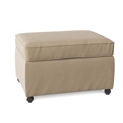 Birch Lane Manning 28x22 Rectangle Standard Ottoman Body Fabric: Bayou Stone