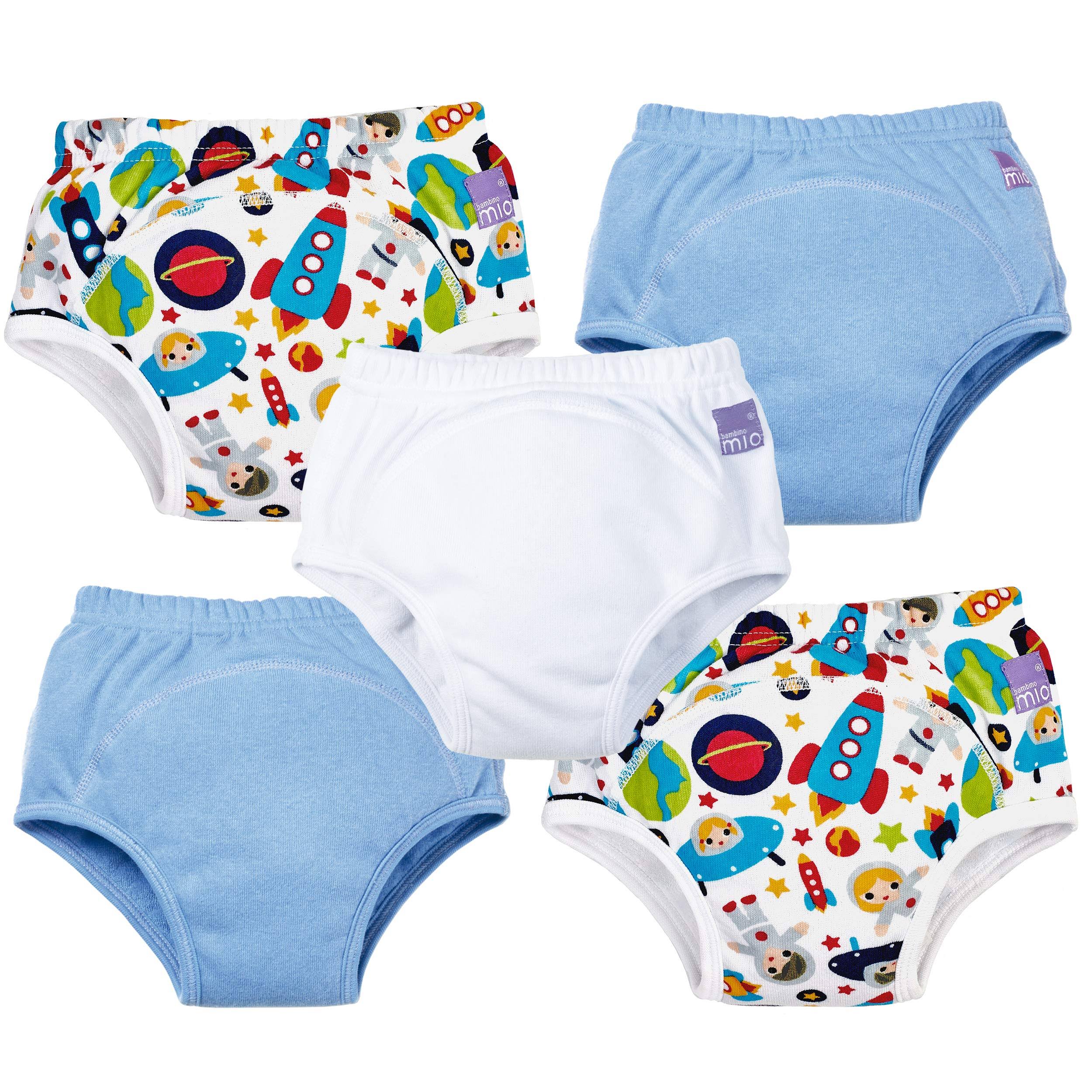 Bambino Mio, Potty Training Pants, Mixed Boy Outer Space, 2-3 Years, 5 Pack