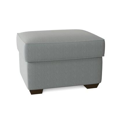 Birch Lane Swifton 29x22 Rectangle Standard Ottoman Body Fabric: Sunbrella Cast Mist