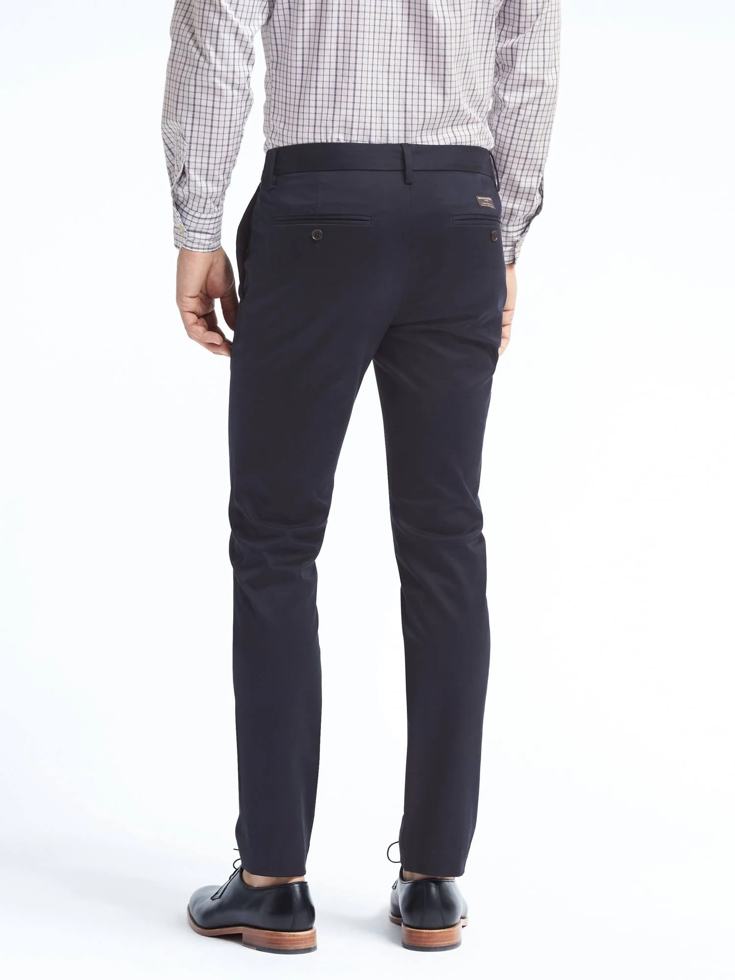 Banana Republic Men's Fulton Skinny Rapid Movement Chino Pant Navy Blue Tall Size 36W 36L