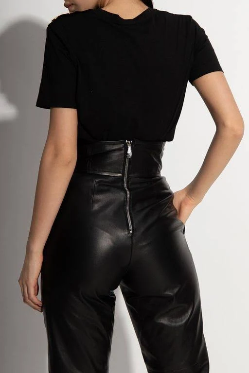 Balmain Logo T-Shirt Black - Black - T-Shirts