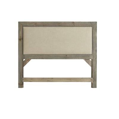Lockridge Upholstered Solid Wood Panel Headboard Birch LANE? Size: Queen, Color: Weathered Gray