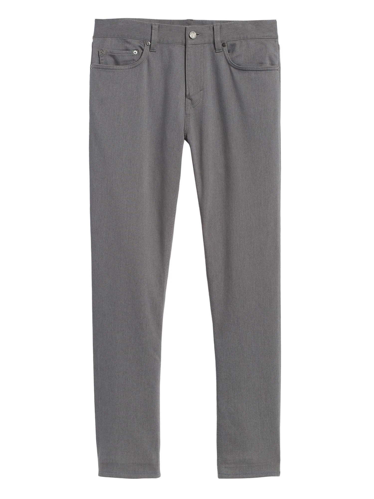Banana Republic Men's Skinny Heathered Traveler Pant Smoke Gray Size 34W 30L