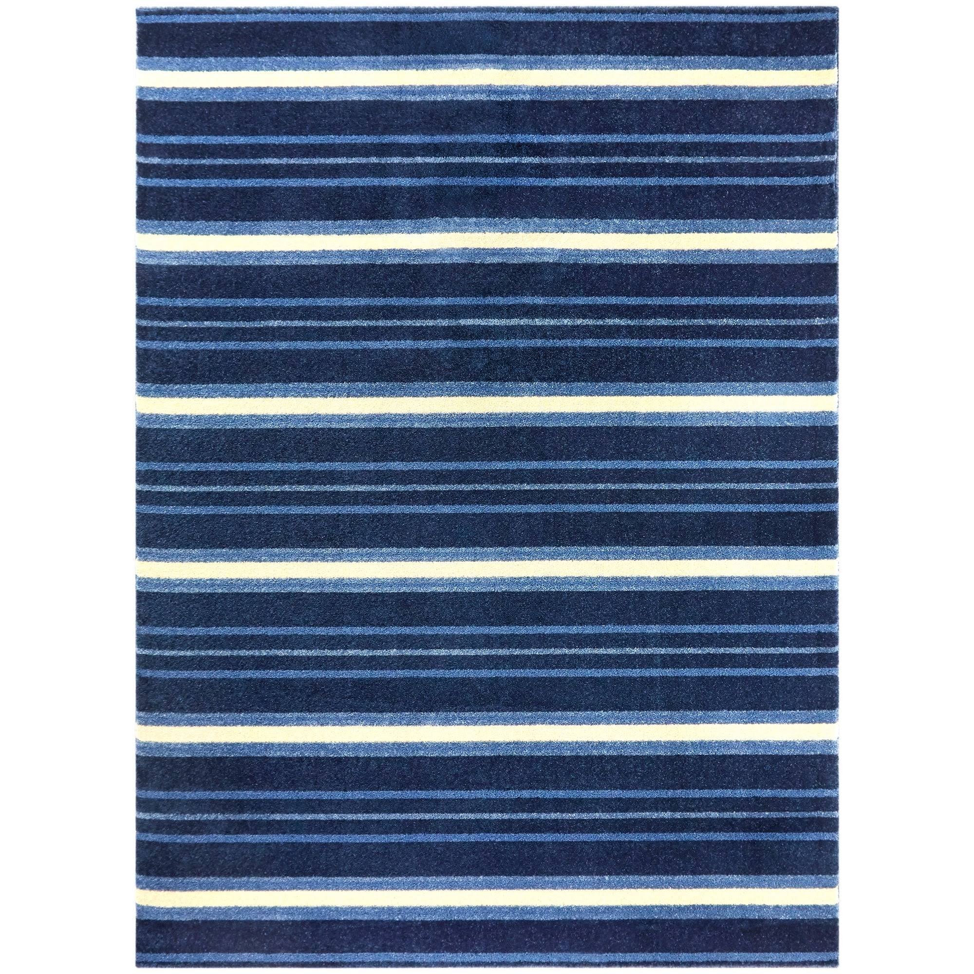BALTA Aubrey Beige 5 ft. x 7 ft. Classic Stripe Area Rug