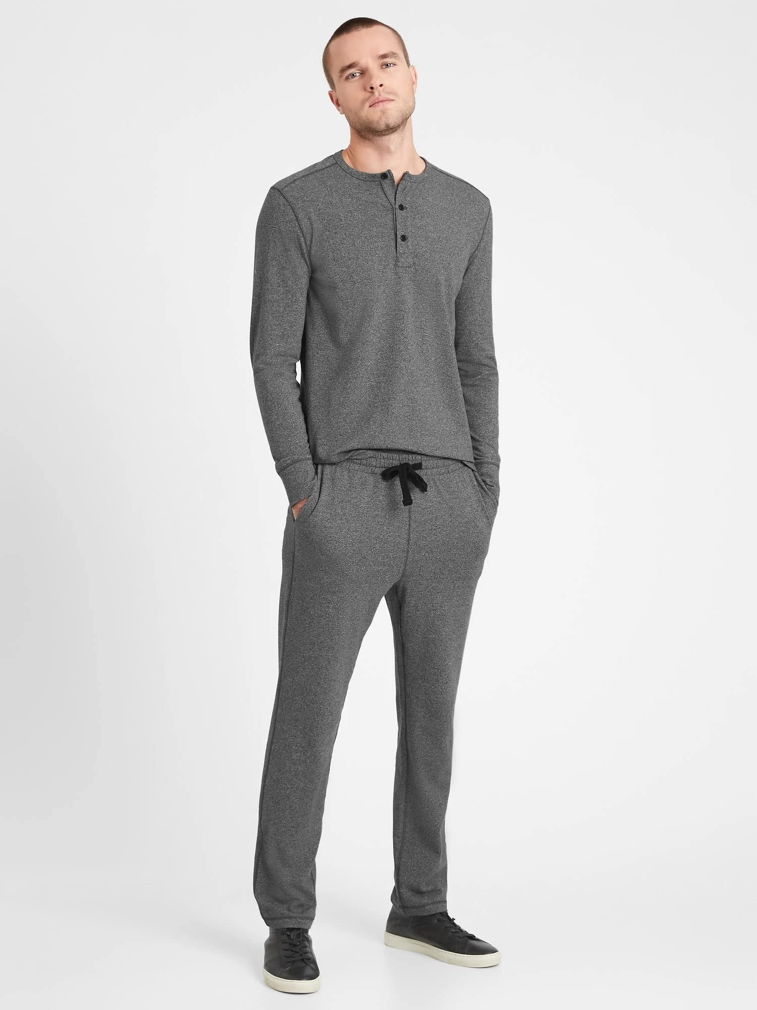 Banana Republic Men's Cozy Lounge Pant Charcoal Gray Size M