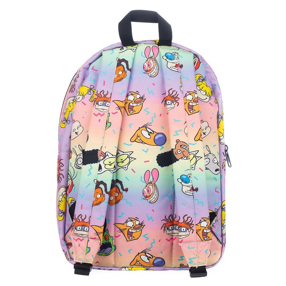 Nickelodeon 90&s Nicktoons Rainbow All of Printed Backpack