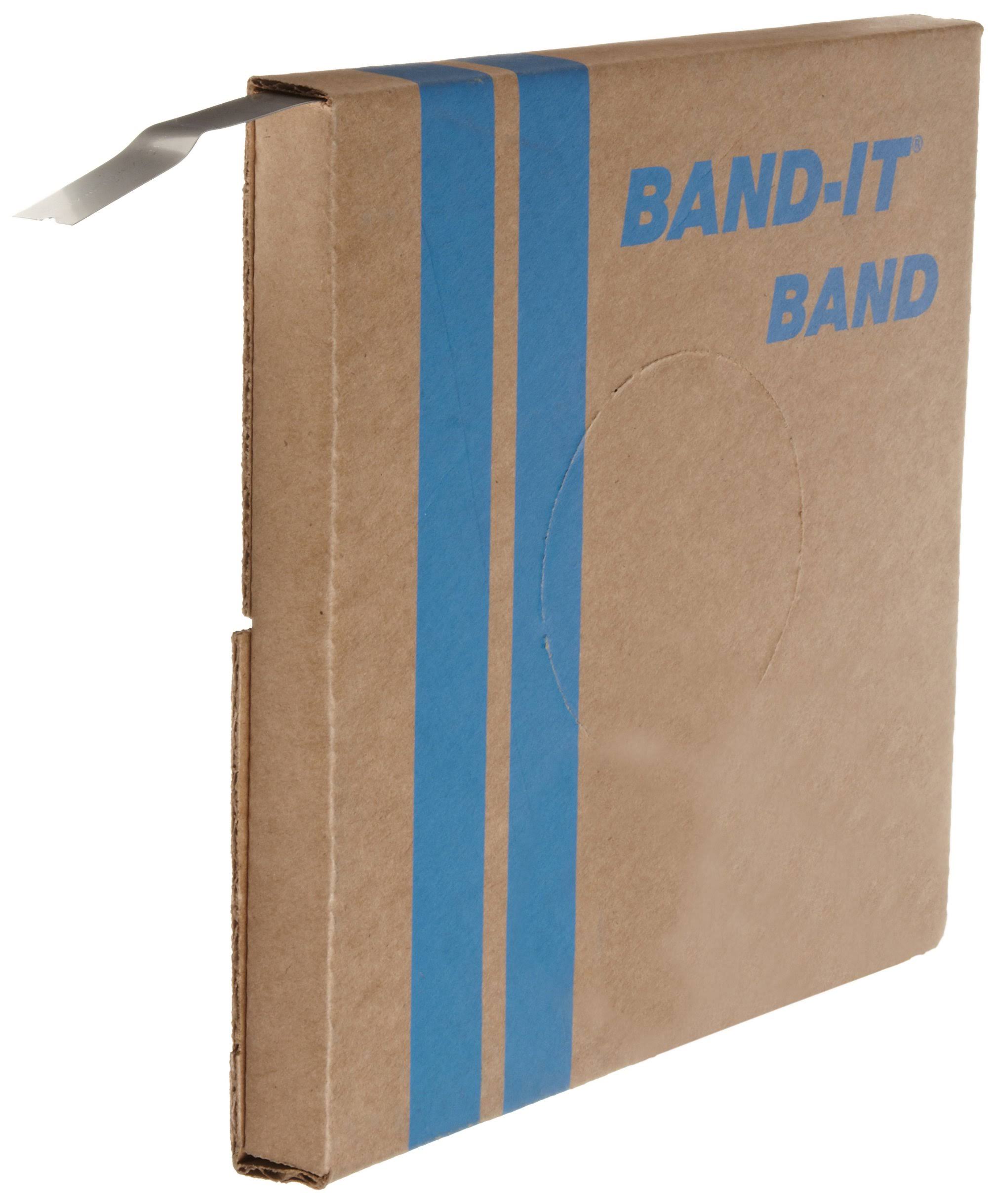 Band-It VALU-STRAP Band C13699, 200/300 Stainless Steel, 3/4x22 Wide x 0.015x22 Thick (100 Feet Roll)