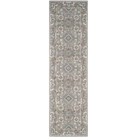 Alcott Hill Kilbourne Hand-Tufted Gray Area Rug - Rug Size: Runner 2&3x22 x 8&