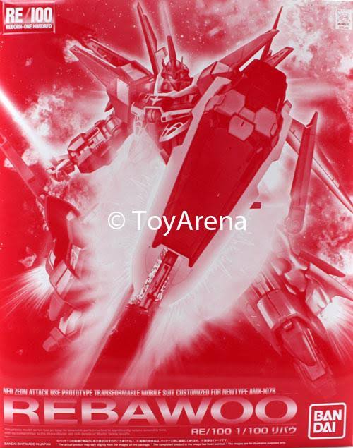 Bandai RE/100 1/100 AMX-107R Rebawoo Model Kit Gundam UC MSV New from Japan