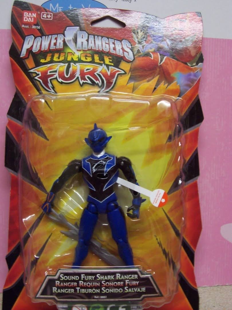 Power Rangers 12.5cm Jungle Sound Fury Shark Ranger