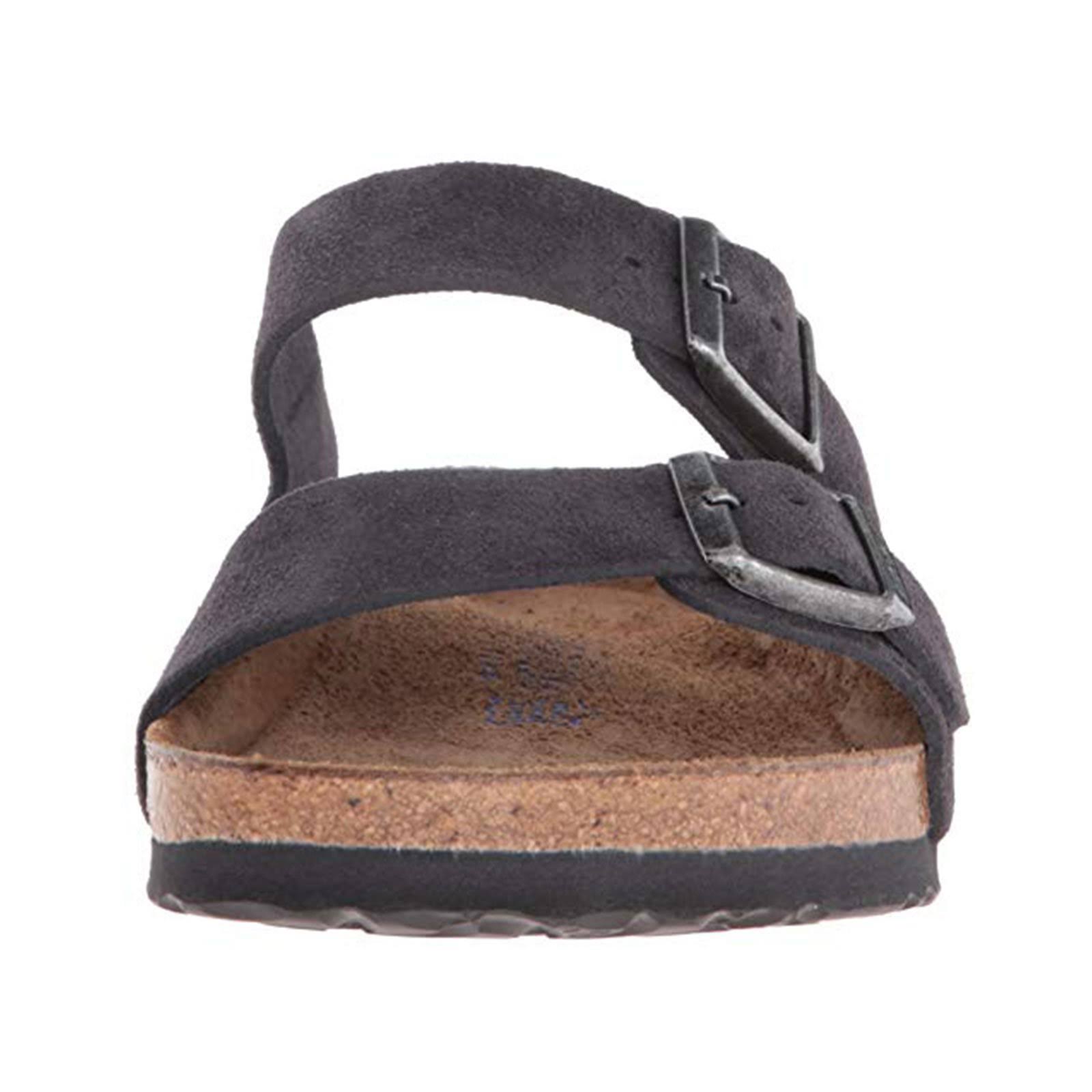 Birkenstock Men's Arizona SFB Habana Oiled Leather Sandals - Brown - 45 EU / 12 M US