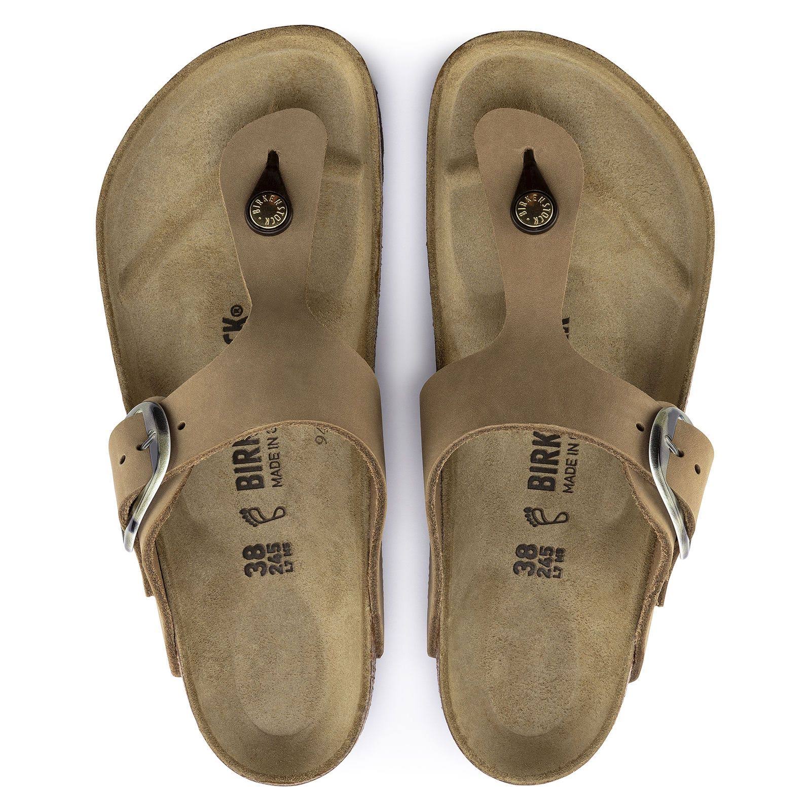 Birkenstock Women's Gizeh Big Buckle White Leather