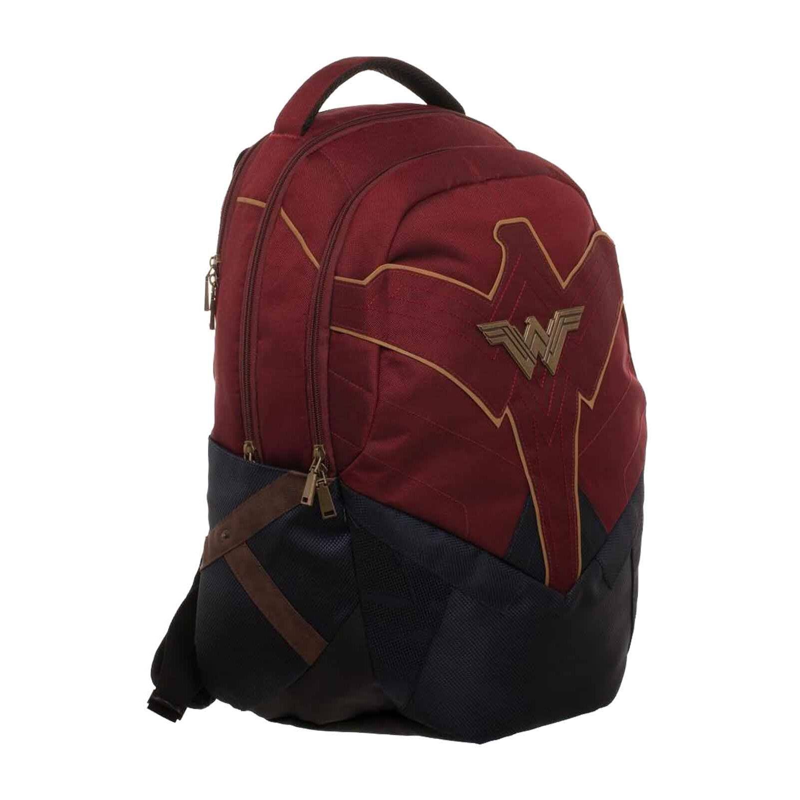 Wonder Woman Backpack Bag W Logo New Official DC Comics Red