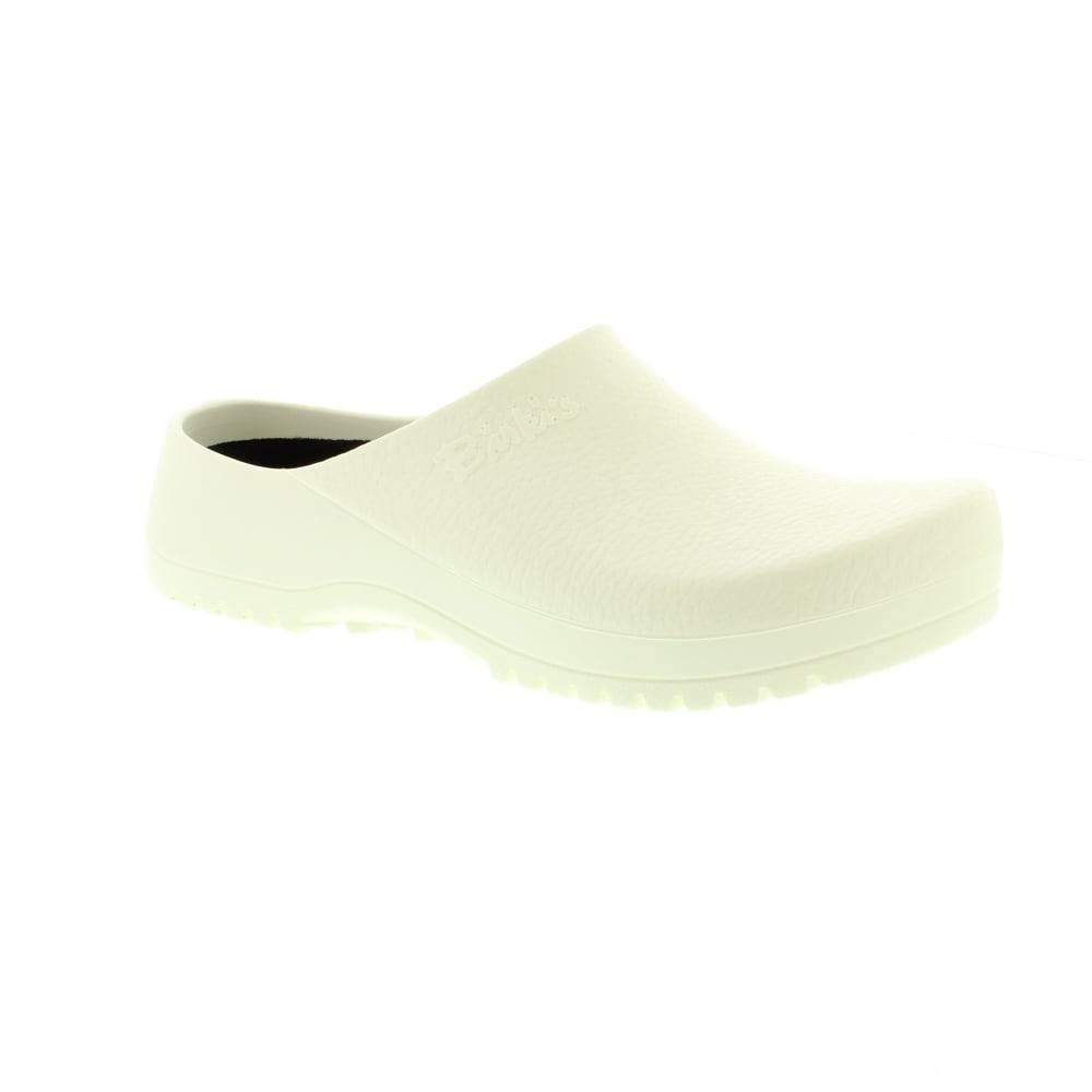Birkenstock Super-Birki 68021 Unisex PU Occupational Clogs White