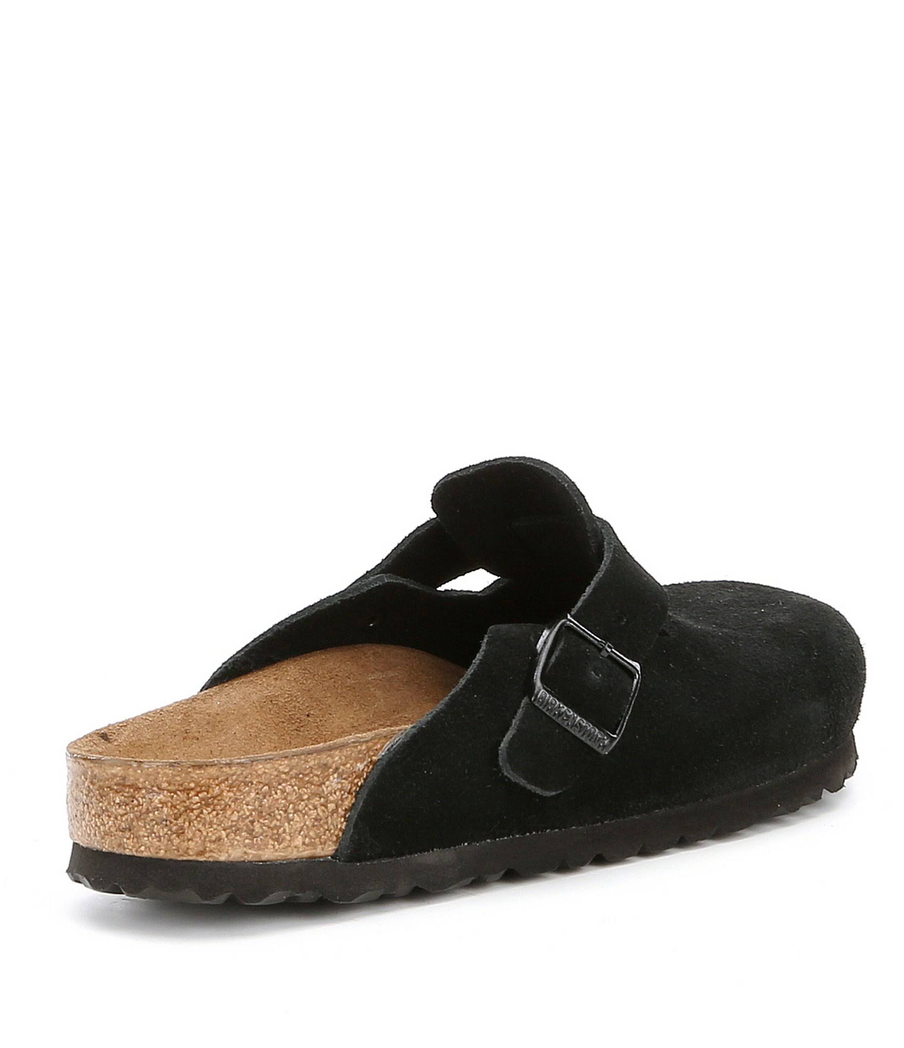 Birkenstock Boston Mocha Suede Soft Footbed 38 N