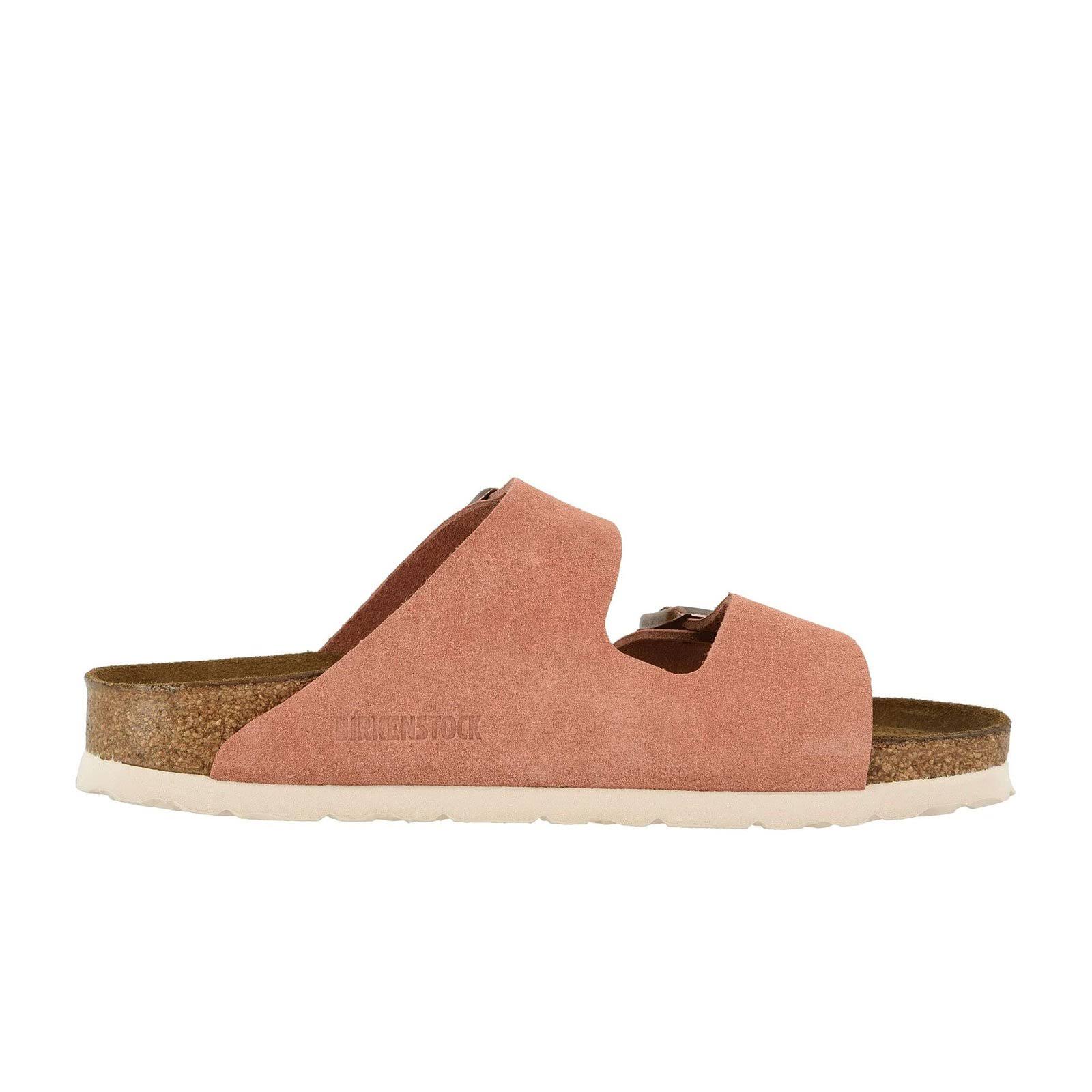 Birkenstock Women's Arizona Soft Footbed Sandals, Earth Red