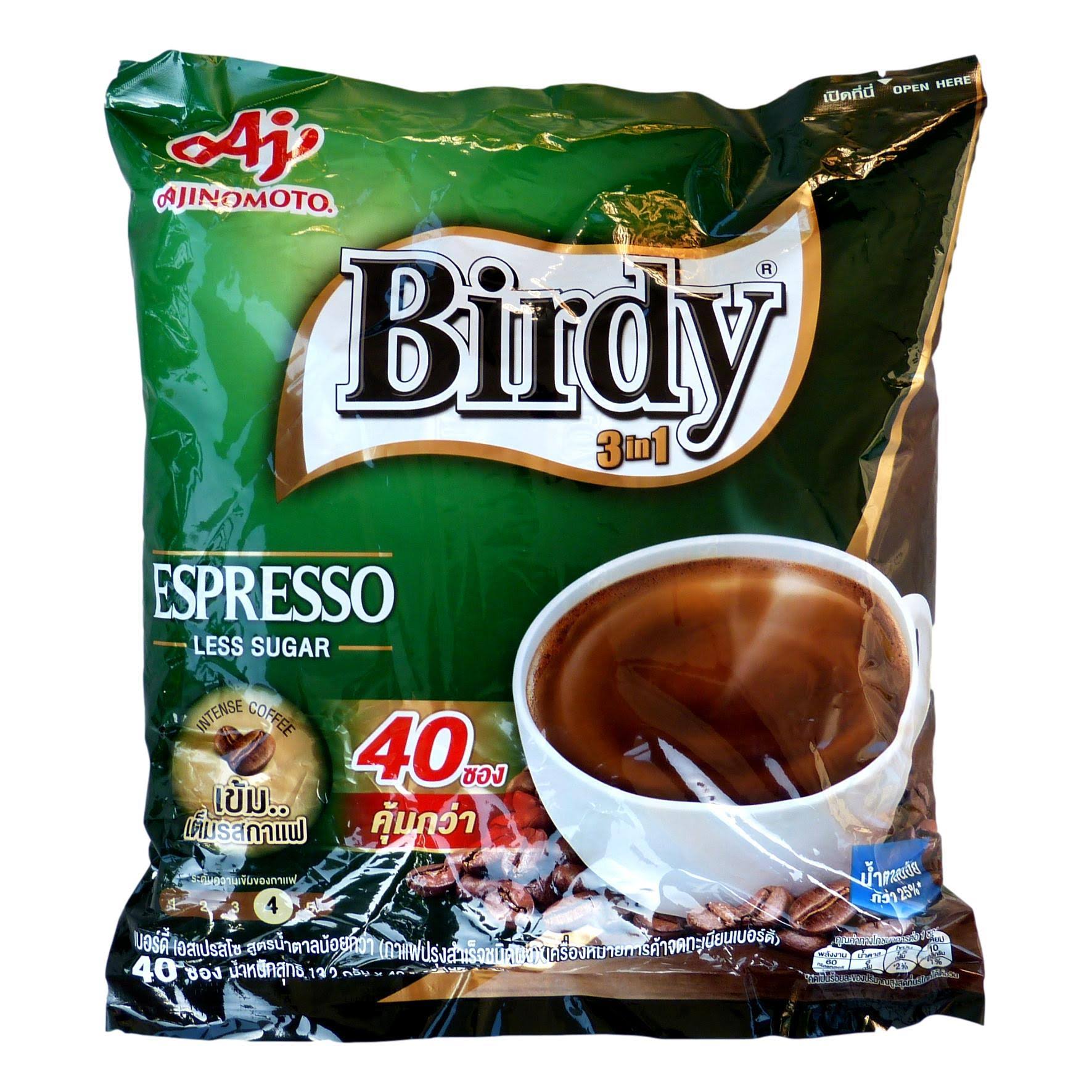 Birdy Espresso 3 in 1 Instant Coffee 60 Sachets