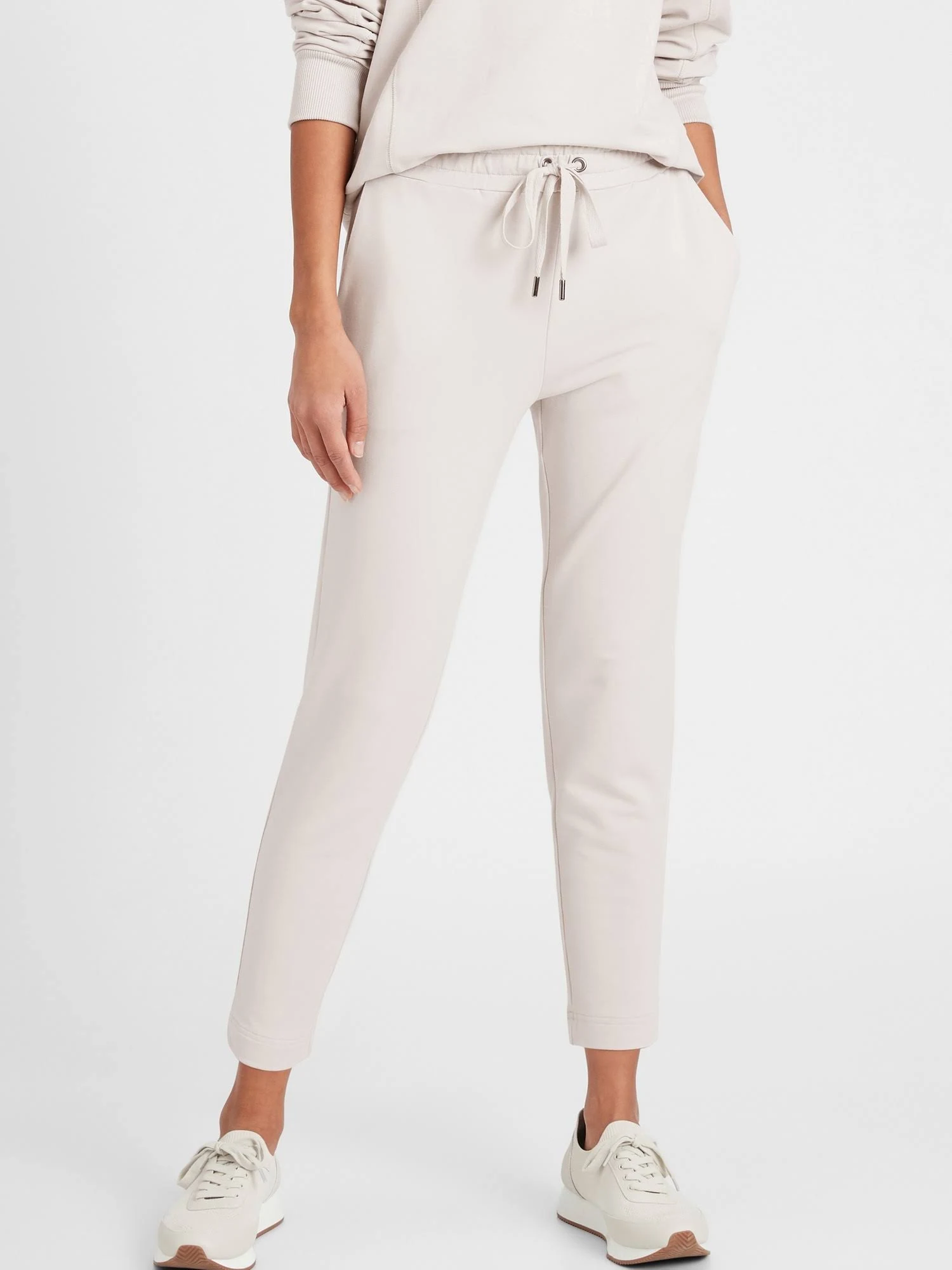 Banana Republic Women's French Terry Jogger Selenite Size S