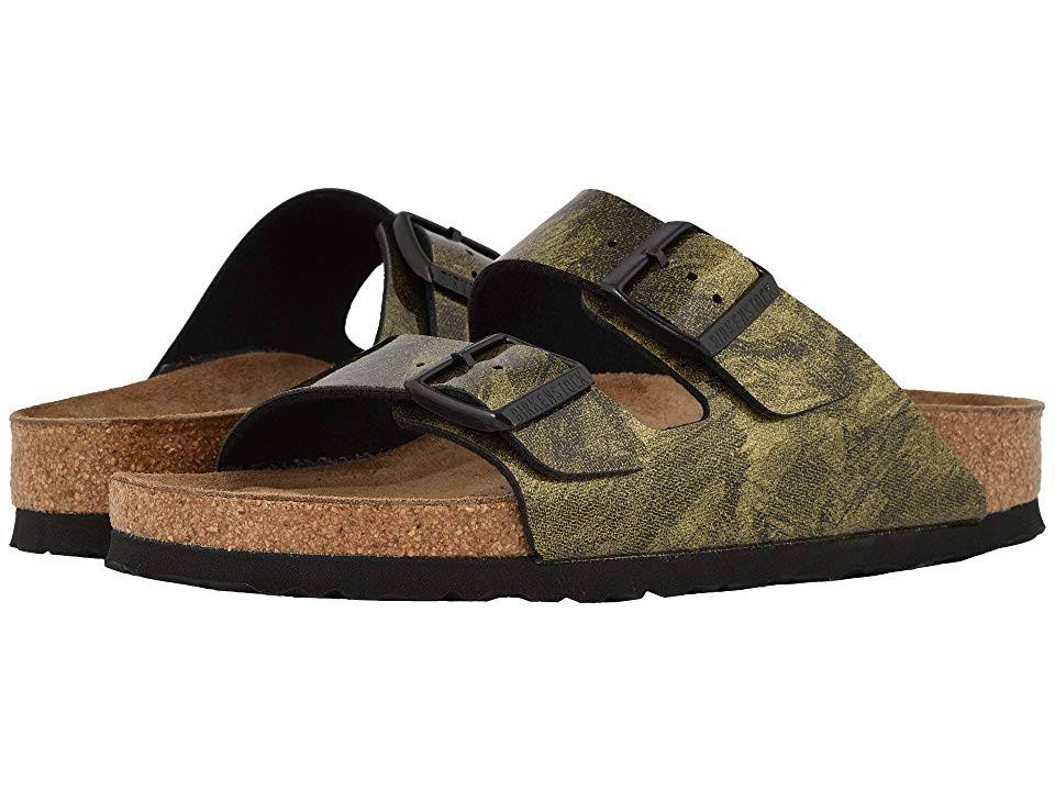 Birkenstock Arizona Soft Footbed, Milky Way Gold Birko-Flor Size: 37 N