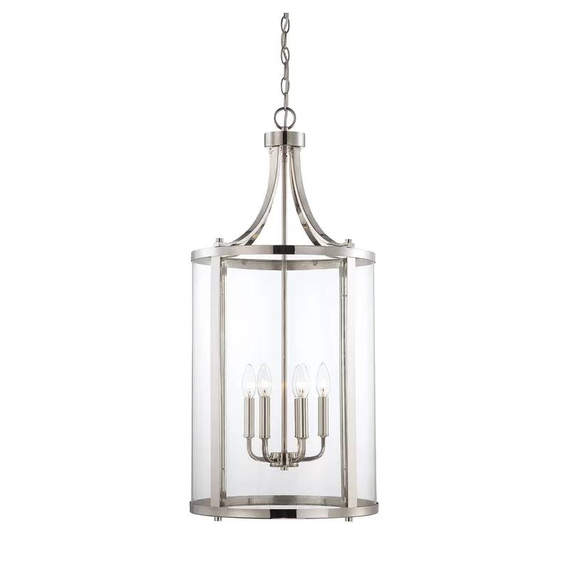 Wayland 6-Light Lantern Pendant Finish: Polished Nickel