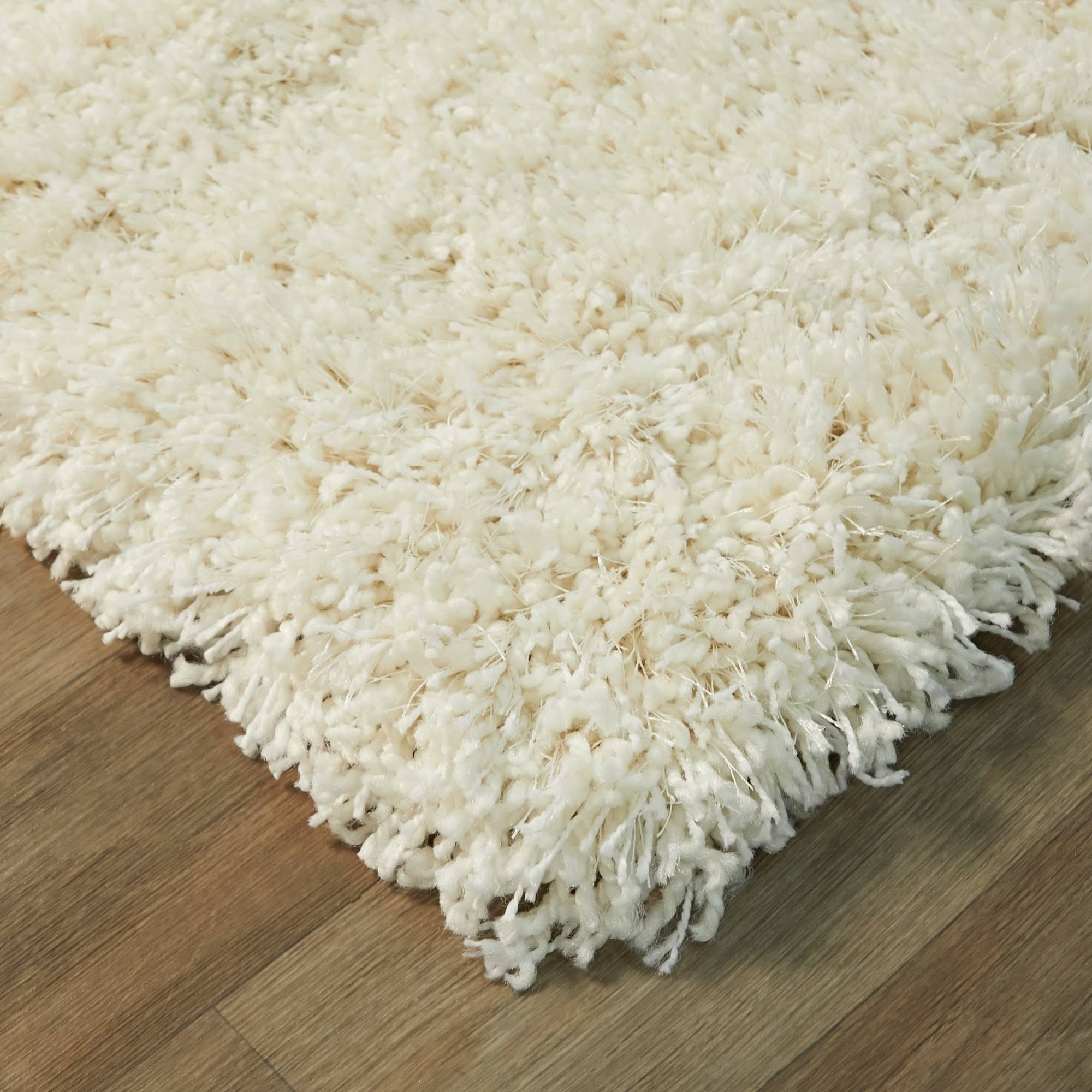 BALTA Trevail Cream 5 ft. x 7 ft. Shag Area Rug, Ivory
