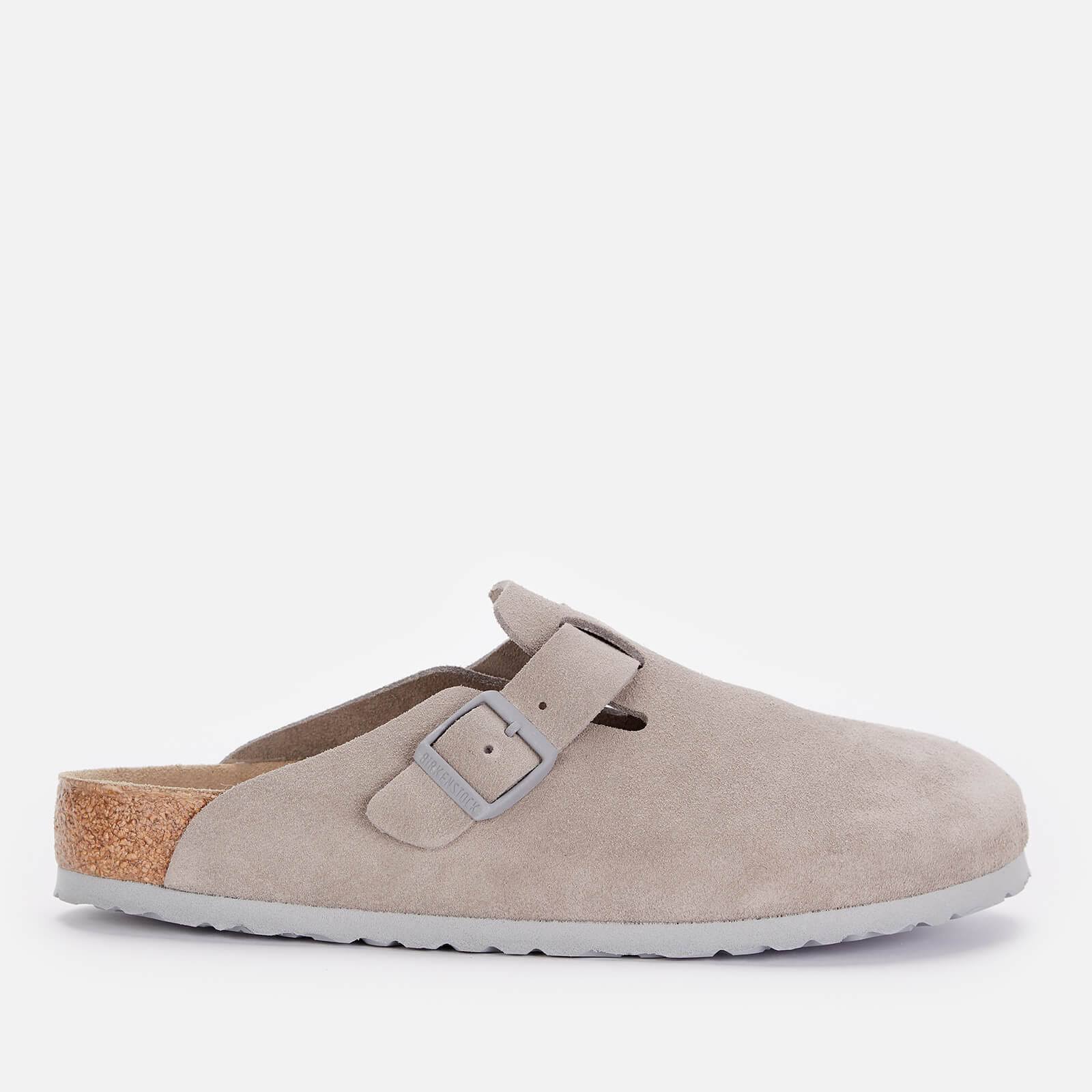 Birkenstock Boston BS Suede Mules Grey