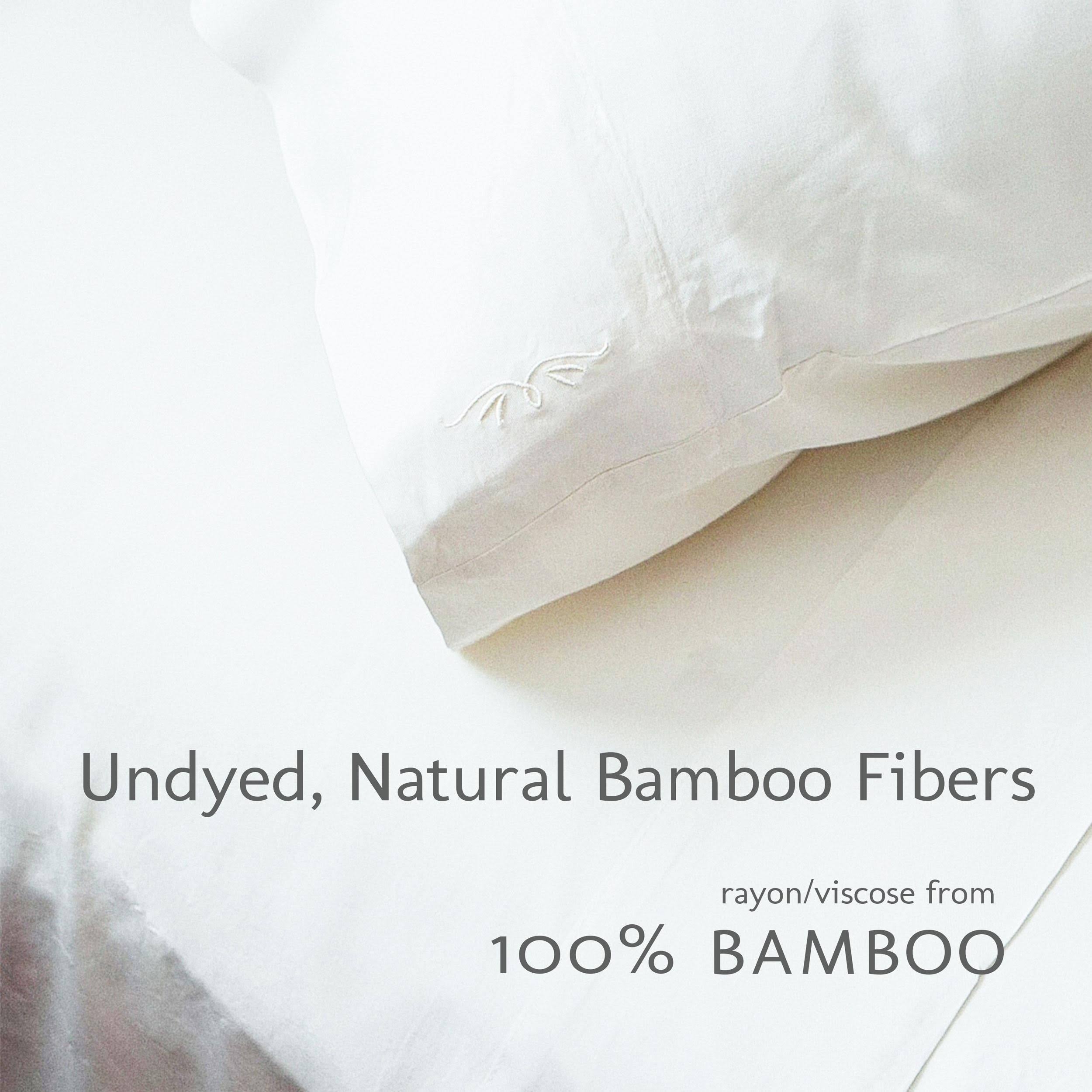 BedVoyage Rayon from Bamboo / Viscose Maternity Sheet Set, Size: Queen, Undyed Ivory