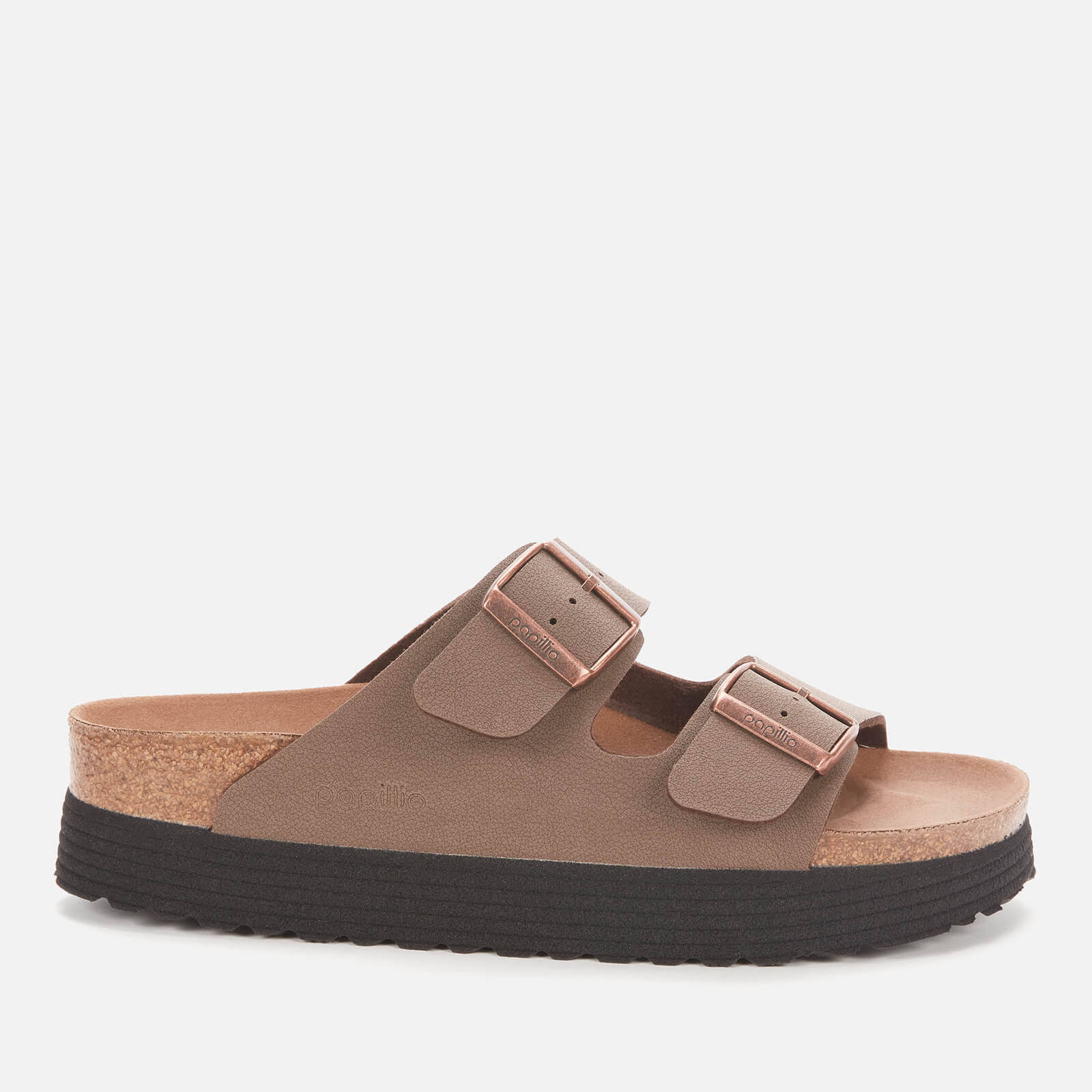 Birkenstock Papillio Vegan Arizona Platform Double Strap Sandals