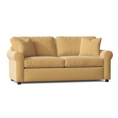 Wolsingham 82x22 Rolled Arm Sofa Birch Lane Body Fabric: Nobletex Gold