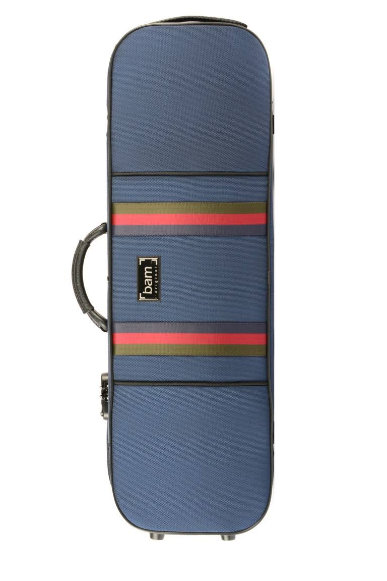 BAM St. Germain Blue Oblong Violin Case