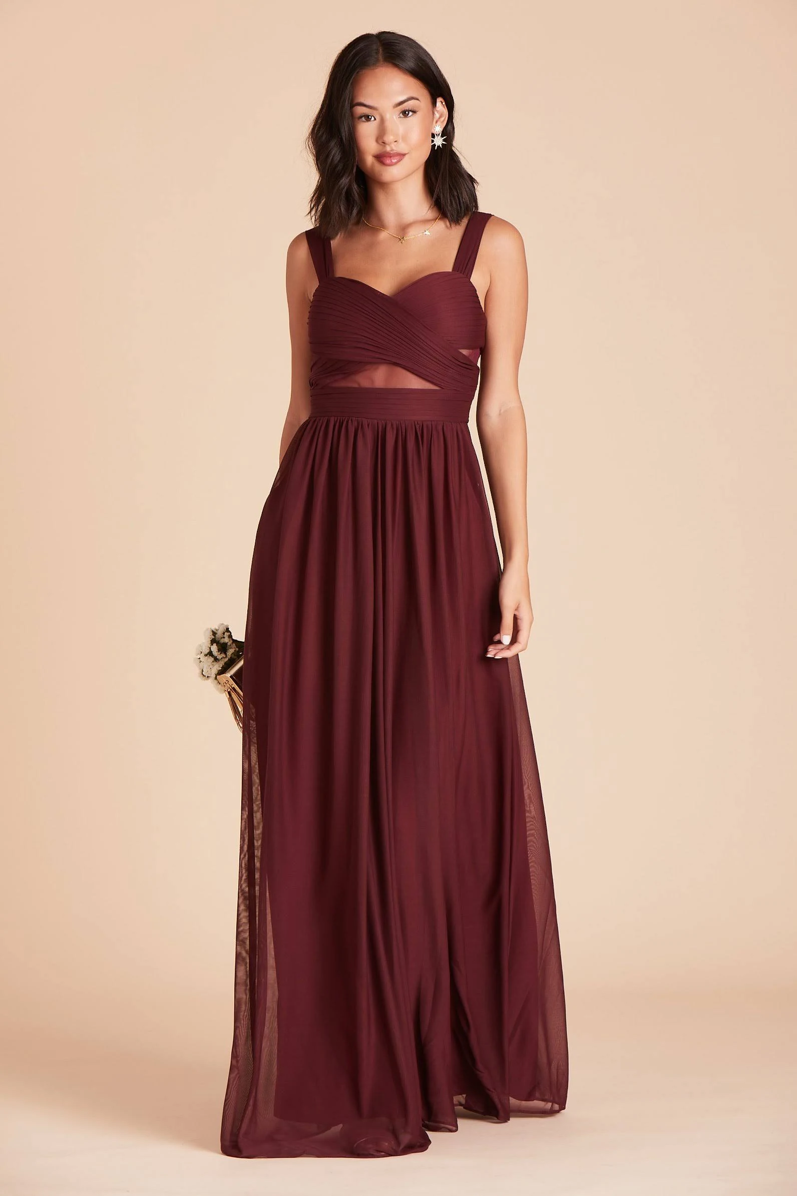 Birdy Grey Elsye Bridesmaid Dress in Cabernet XL / Cabernet