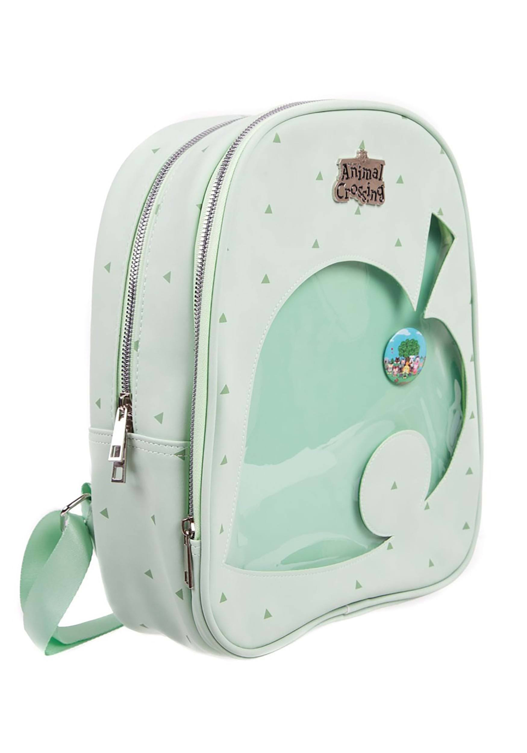 Nintendo: Women's Animal Crossing Leaf ITA Mini Backpack | Adult | Womens | Green | One-Size | Bioworld Merchandising / Independ