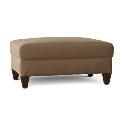 Birch Lane Fairchild 44x22 Rectangle Standard Slipcovered Ottoman Body Fabric: Belsire Coffee