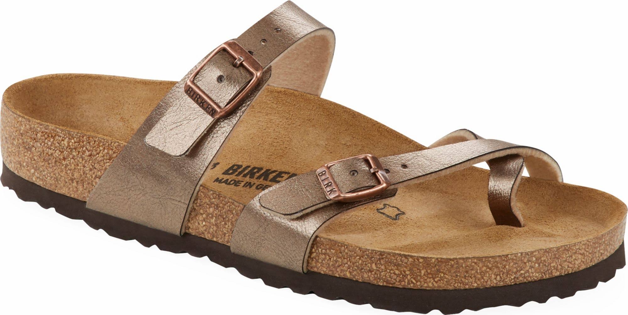 Birkenstock Wo's Mayari (42 Graceful Taupe Birko Flor)