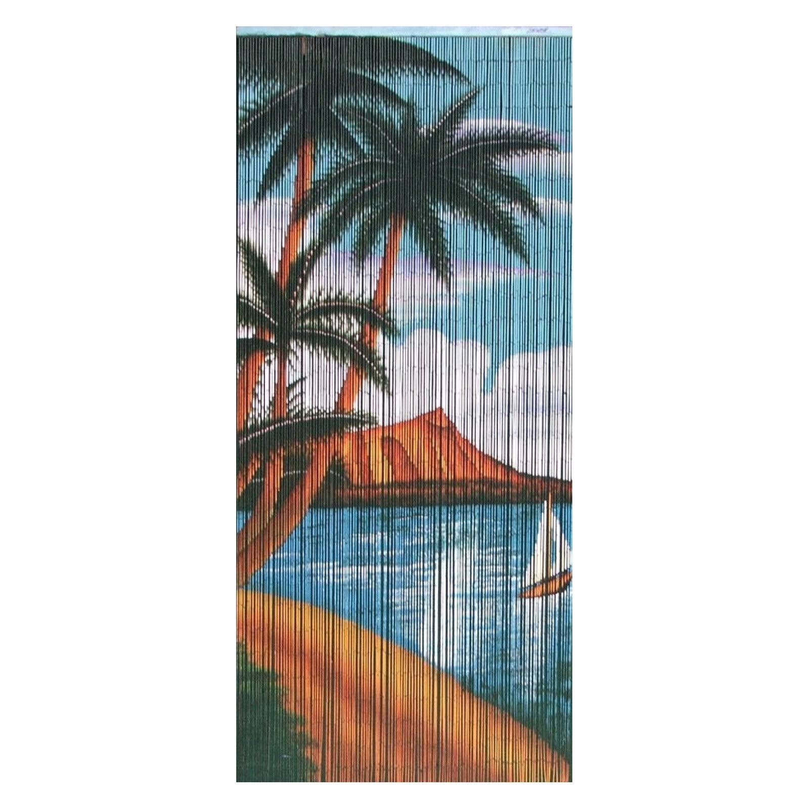 Bamboo54 Curtain Palm Beach Serenity Scene