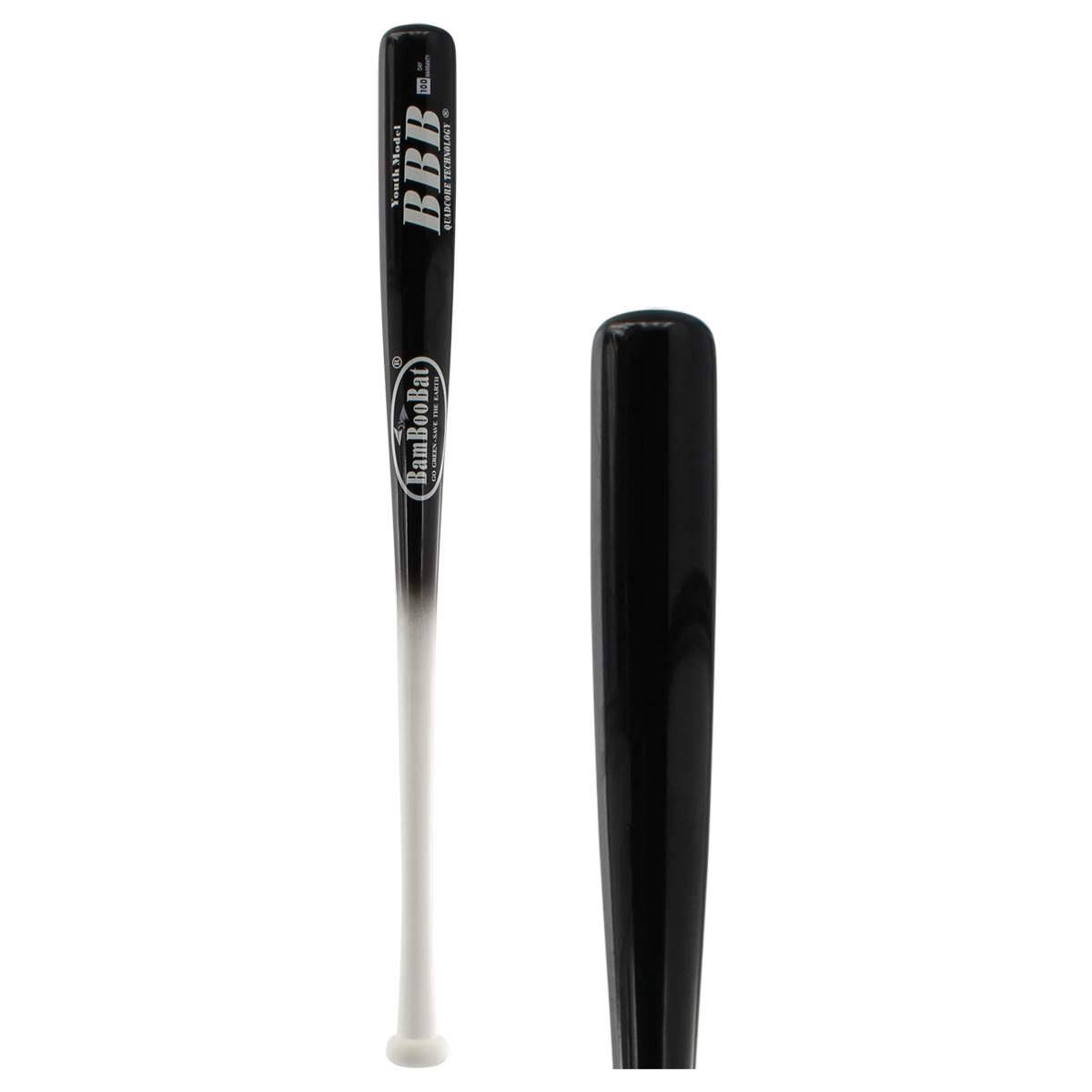 BamBooBat Bamboo Wood Youth Baseball Bat: YHWBB100D