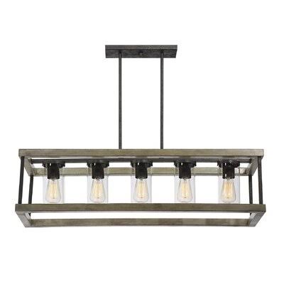 Mott 5 - Light Kitchen Island Linear Pendant
