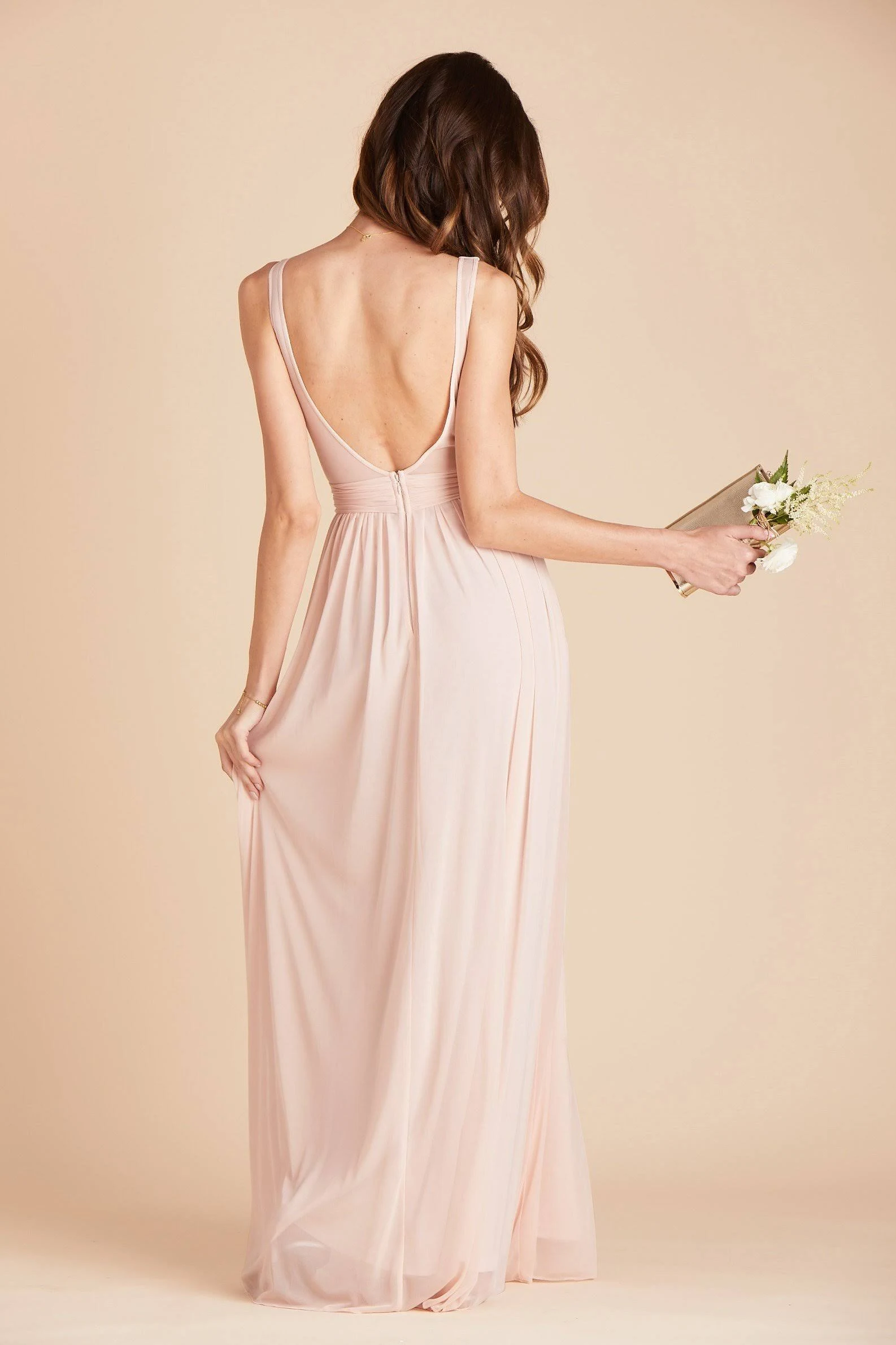Birdy Grey Jan Bridesmaid Dress in Pale Blush 3XL / Pale Blush