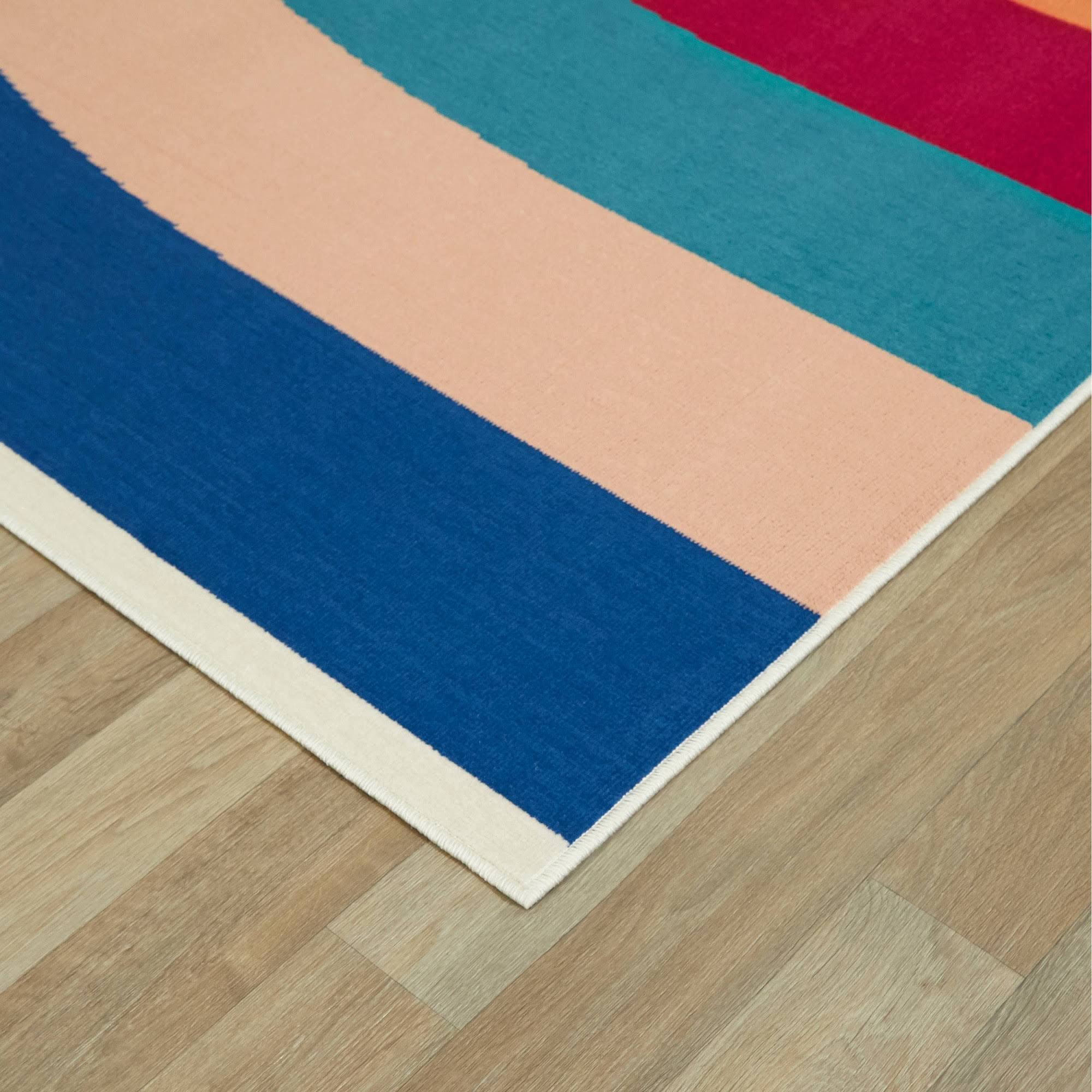 BALTA Penelope Multicolor 5 ft. x 7 ft. Rainbow Print Area Rug