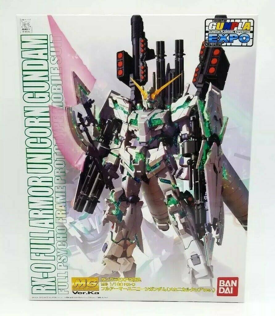 Gunpla Expo 2013 mg 1/100 Full Armor Unicorn Gundam Mechanical Clear Ver.