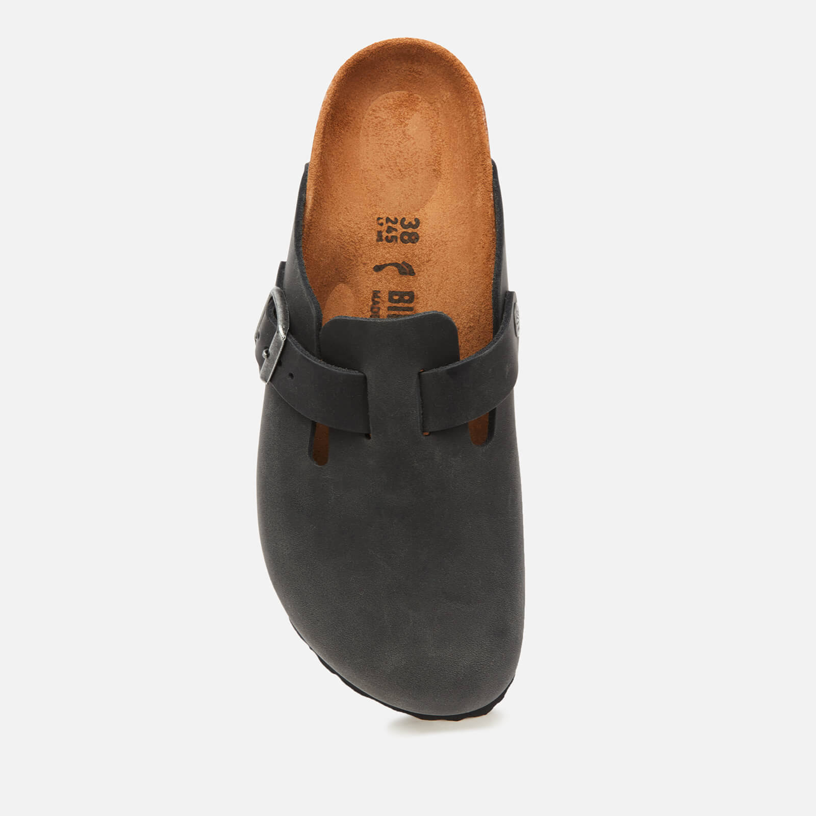 Birkenstock Boston Oiled Leather Black Clogs