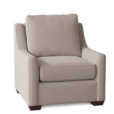 L? A 33x22 Wide Armchair Birch Lane Body Fabric: Macc Ecru