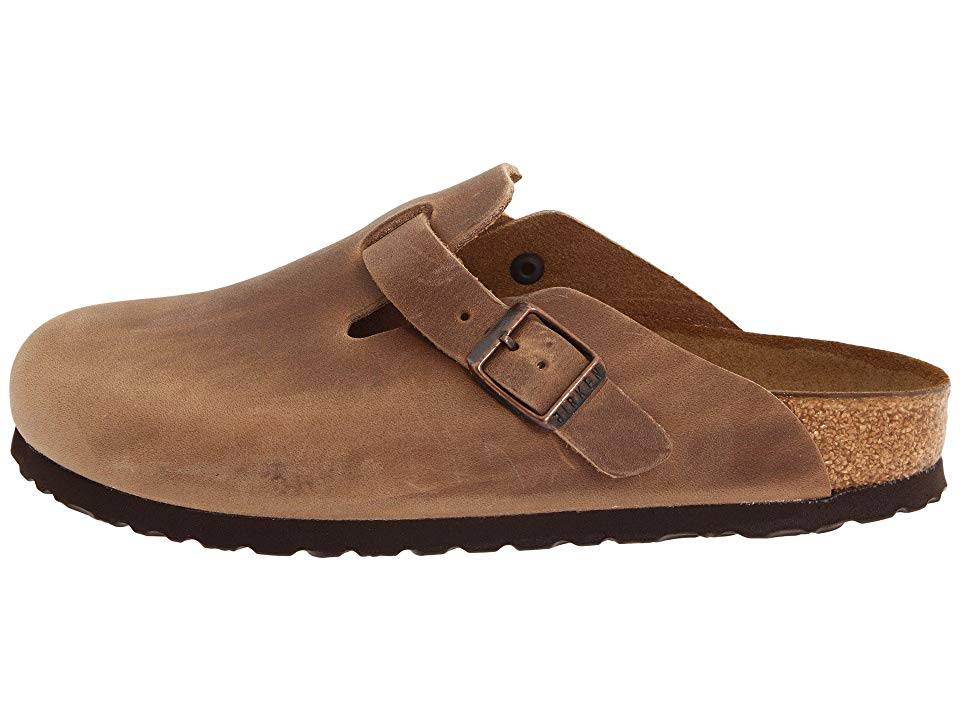 Birkenstock Boston - Oiled Leather (Unisex) Clog Shoes Tobacco Oiled Leather : EU 41 (US Men's 8-8.5 - Women's 10-10.5) Regular