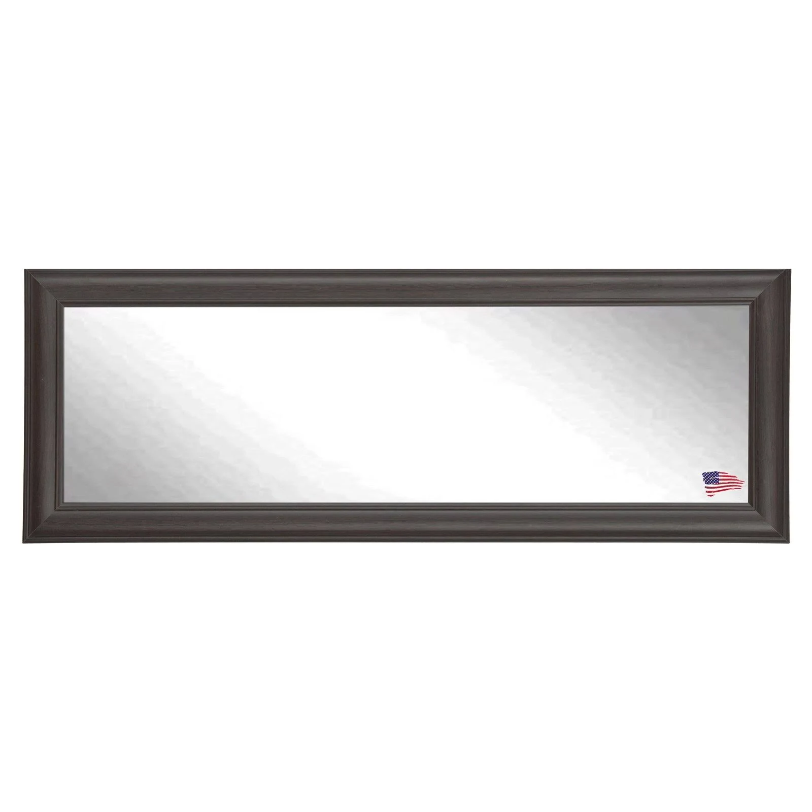 Rayne Mirrors Brazilian Walnut Double Vanity Wall Mirror - DV032L