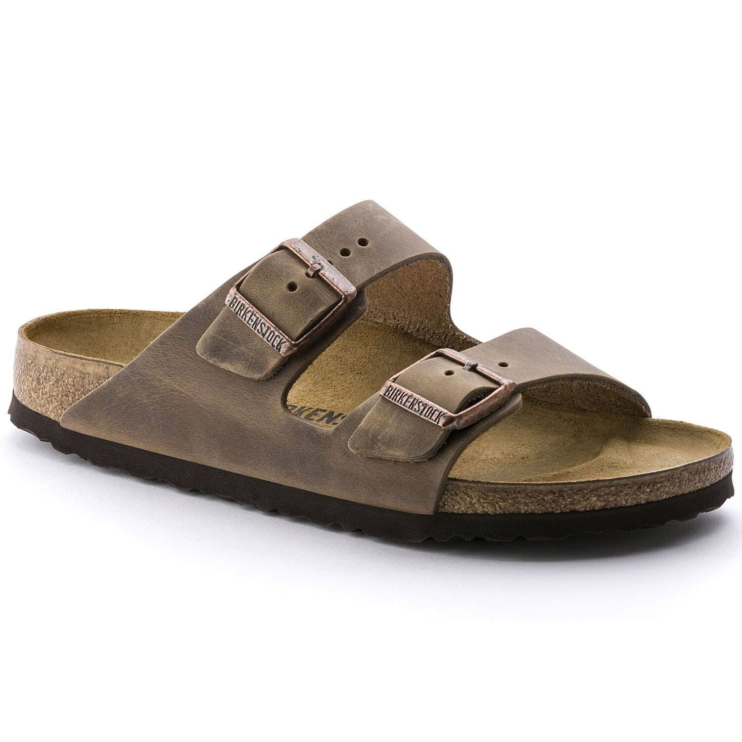 Birkenstock Arizona Sandal - 38 - Tobacco Oiled Leather