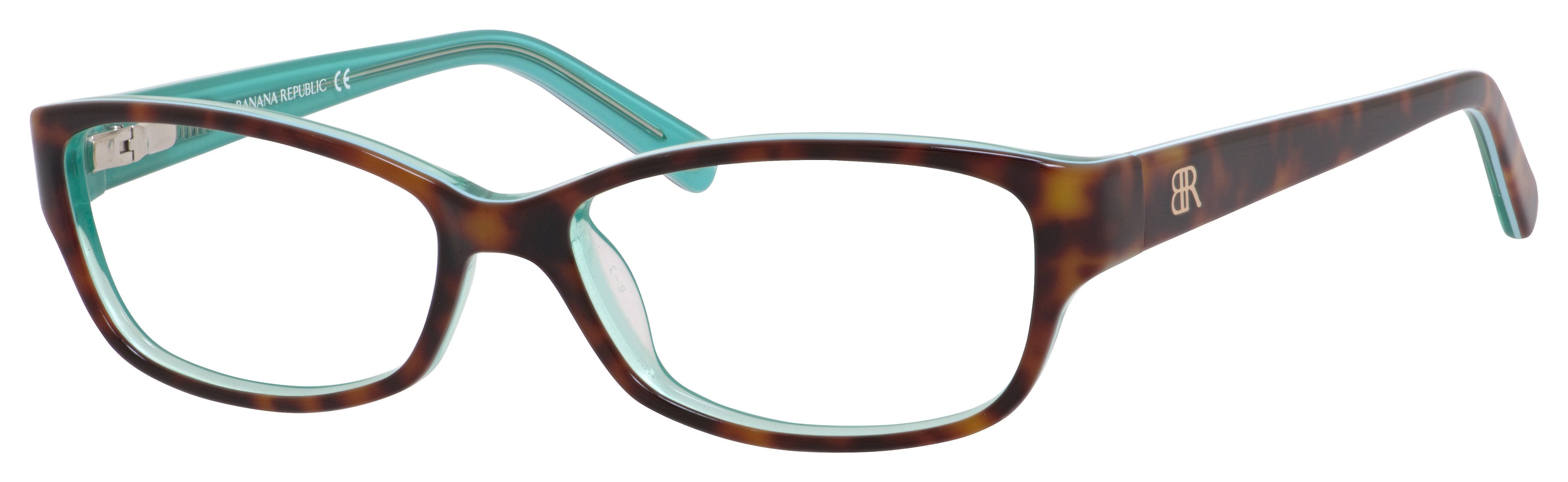 Banana Republic Buffy Plastic Full Frame Ladies Eyeglasses, Mint