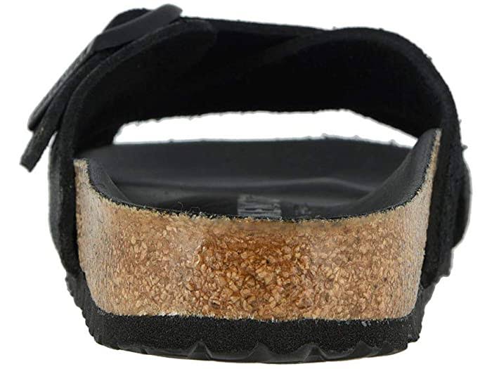 Birkenstock Siena Exquisite Suede Leather Sandals Black / 42N